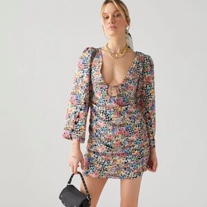 For love and lemons June mushroom dress festival size small